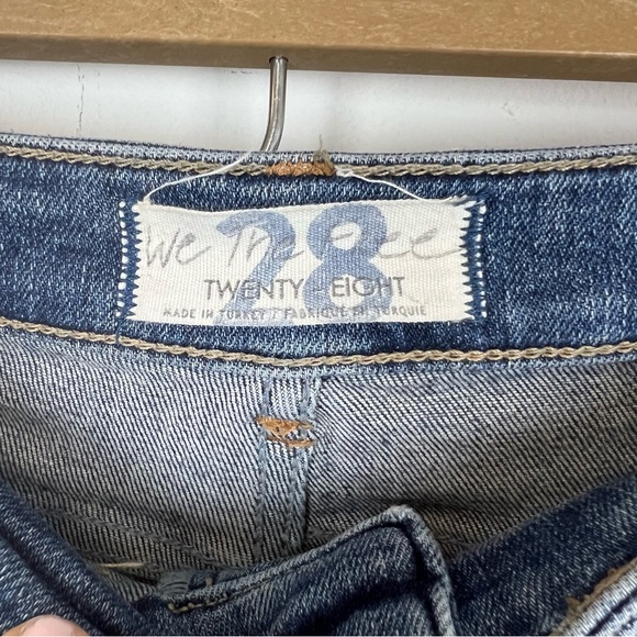 FREE PEOPLE Sabrina Super Skinny Button-fly Jeans in Mid Indigo Size 28 - Picture 5 of 5